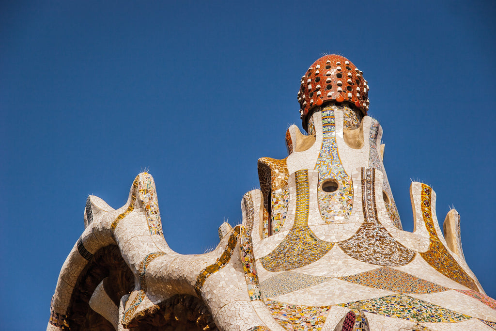 Barcelona Park Guell Roof Detail