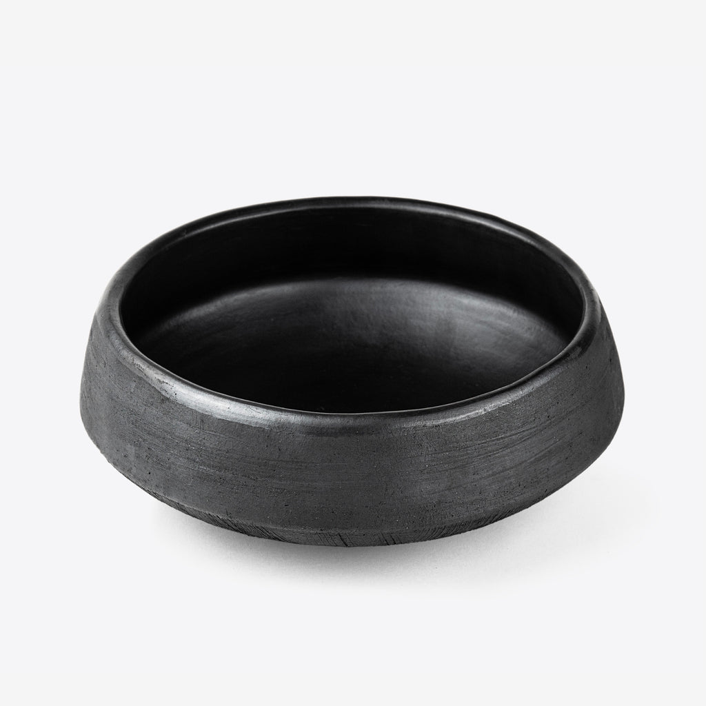 Big Bowl in Chamba Black Ceramic by Wolf Miu